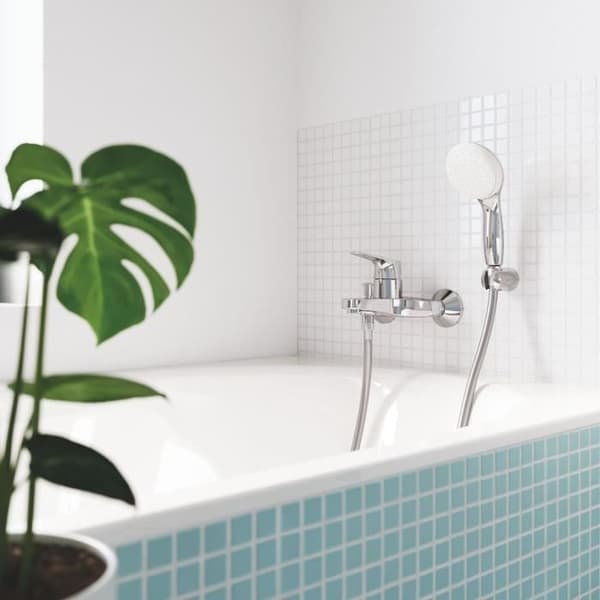 Mitigeur Bad/Dusch GROHE Start Flow - Vægbeslag - Krom 23772000 Krom