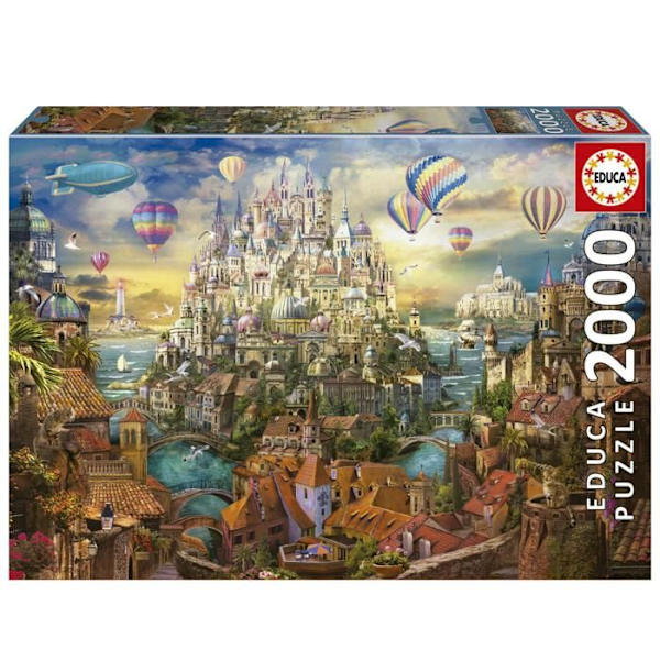 Pussel 2000 bitar: Drömmarnas Stad