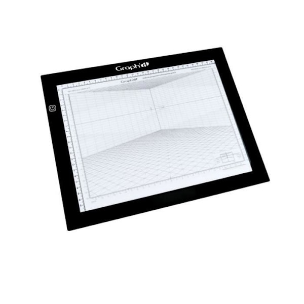 Lysende tavle A3 - Graph'it - Graph It Light Board - ultra-tynd LED - 30X43 cm - Blandet