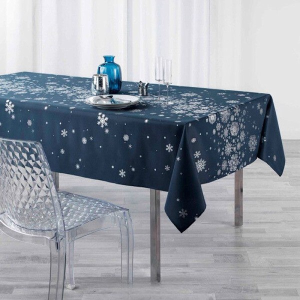 Juledug - Constellation - Rektangulær - 150x240cm - Smudsafvisende - Polyester Vit