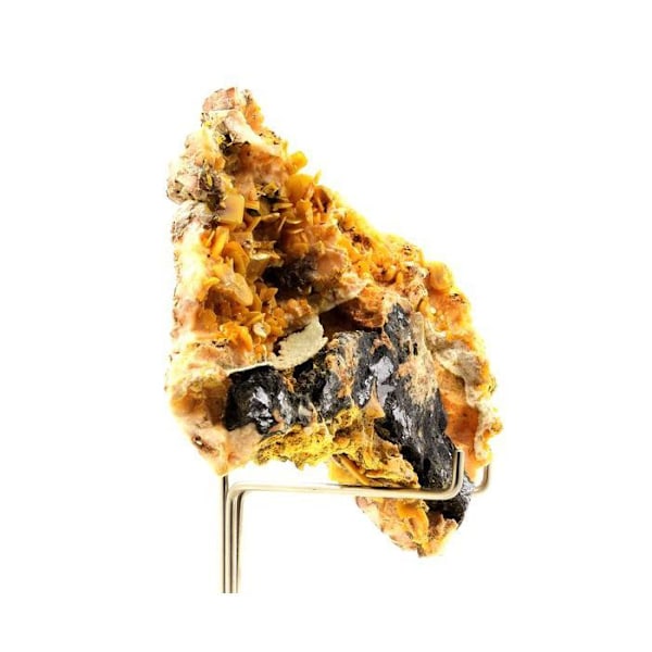 Sten og mineraler. Wulfenit + Galena. 1642,5 ct. Touissit, Jerada-provinsen, Marokko.