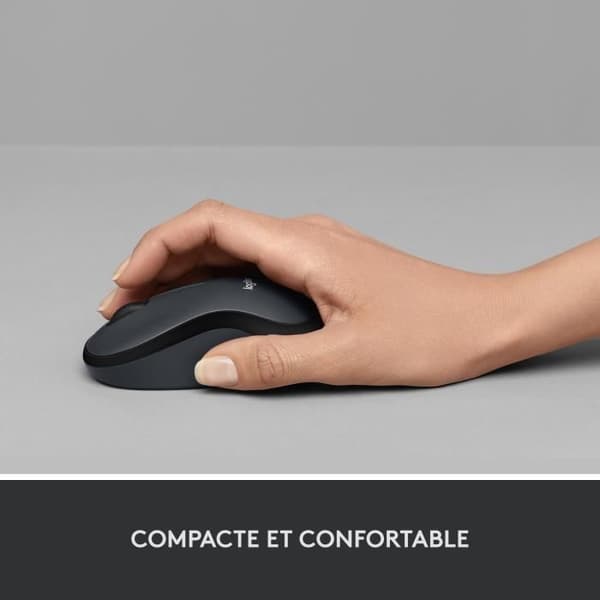 Mus - Trådløs - Logitech - M220 Silent - Sort - Stille Svart