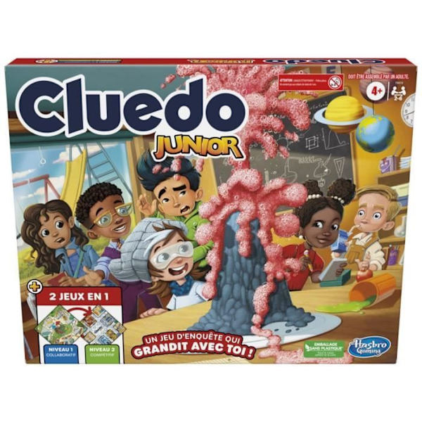 Cluedo Junior 2-in-1 - Junior-lautapeli - pulmapeli Flerfärgad