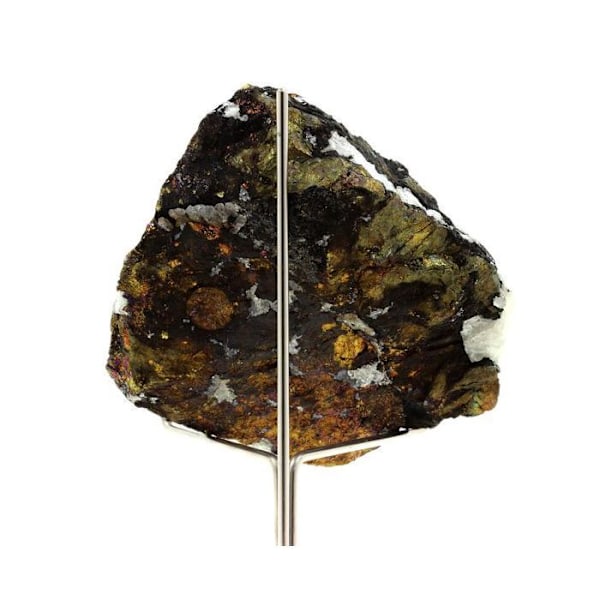 Sten og Mineraler - ABIJOUX - Chalcopyrit + Fluorit - 2940 ct - Mont-Roc Mine - Tarn