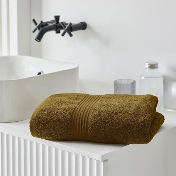 TODAY Essential - Badlakan 70x130 cm 100% Bomull bronsfärg kastanj