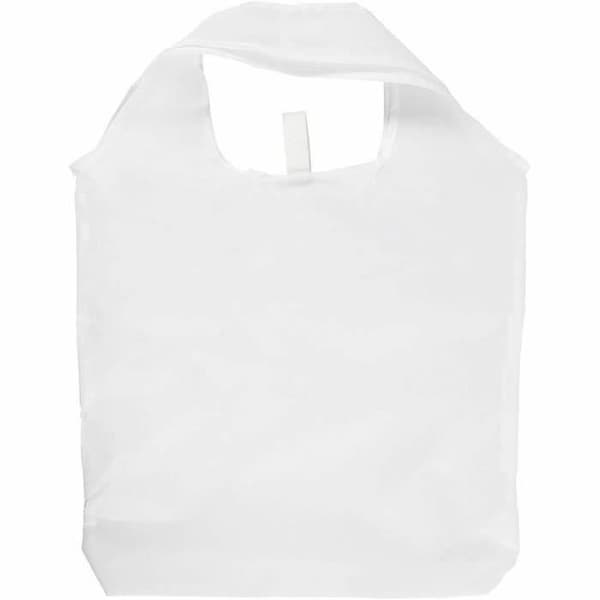 Vit väska vit - Cc 474372 - Fällbar - 100% polyester - Transporterar upp till 6 kg Vit