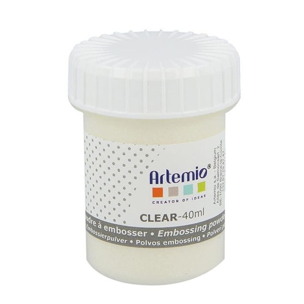 Puder relief för prägling Transparent 40ml Transparent
