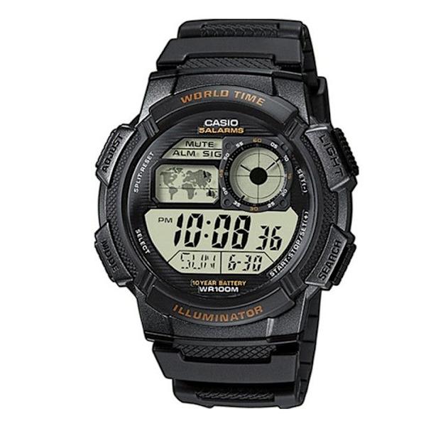 Casio kollektion herreur - AE-1000W-1AVEF Svart