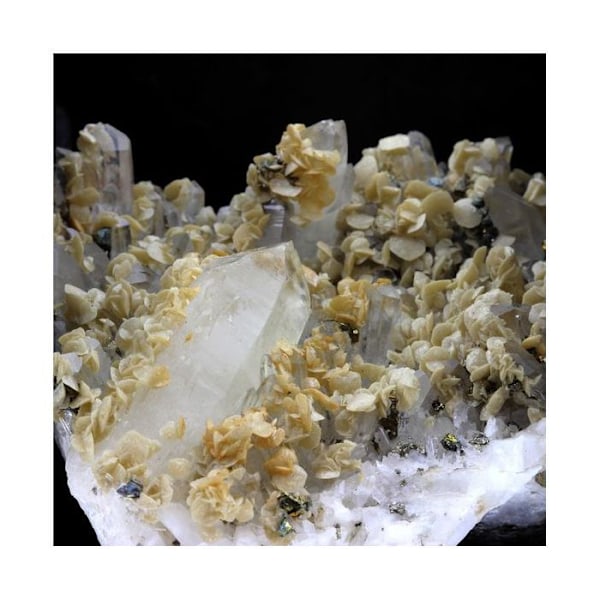 Quartz + Siderite + Chalcopyrite 1985,0 karat