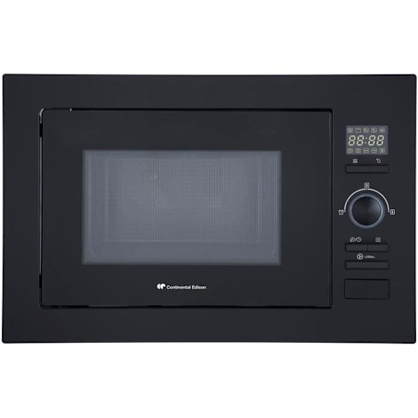 Sisäänrakennettu mikroaaltouunigrilli CONTINENTAL EDISON CEMO25GEB2 Musta L59,5 x K38,8 x P40 cm 25L
