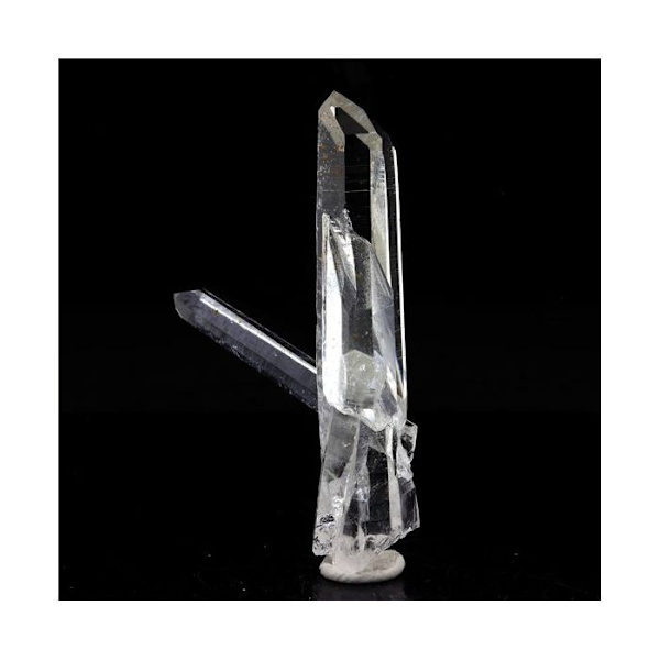 Sten og mineraler. Kvarts. 43,0 ct. La Gardette-minen, Bourg d'Oisans, Isère, Frankrig.