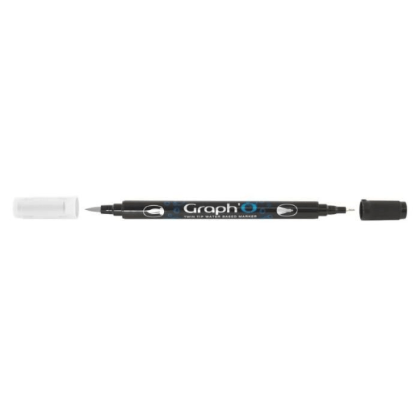 Feutrar - Graph'It - Graph'O - 12 feutrar - Dubbel spets - Blandad Flerfärgad