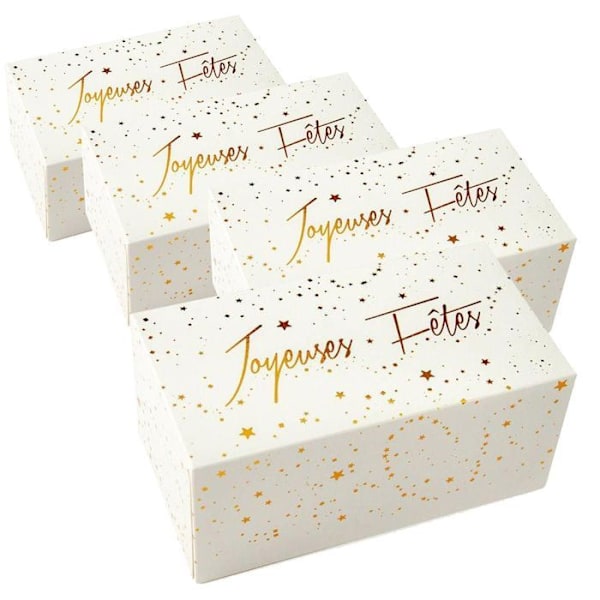 4 kartonger för Yule stock 35 x 13 cm