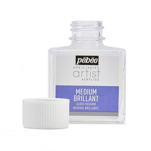 Medium Akryl - PEBEO - Konstnärsakryl - 75 ml - Blank - Ej gulfärgad Lysande