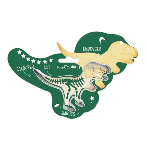 Dekorativt utdragverk dinosaurus - Scrapcooking