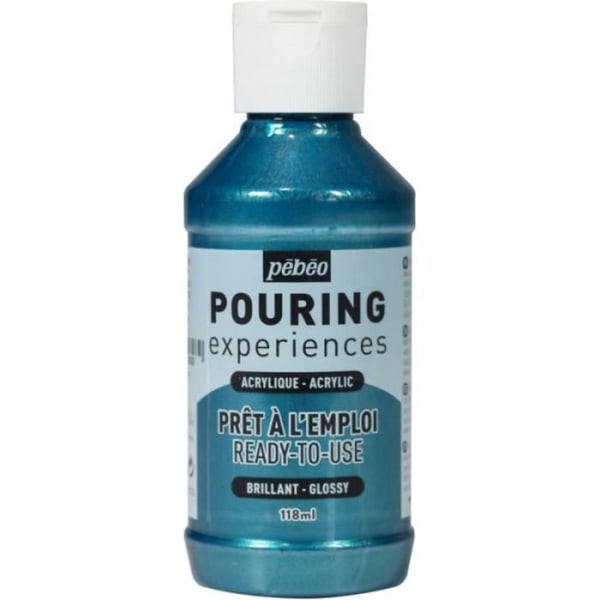 Pébéo Pouring Akrylfärg - 118 ml Metallisk Koboltblå