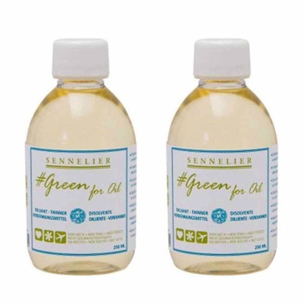 Grön för Oljeförtunning för oljefärg 500 ml Transparent