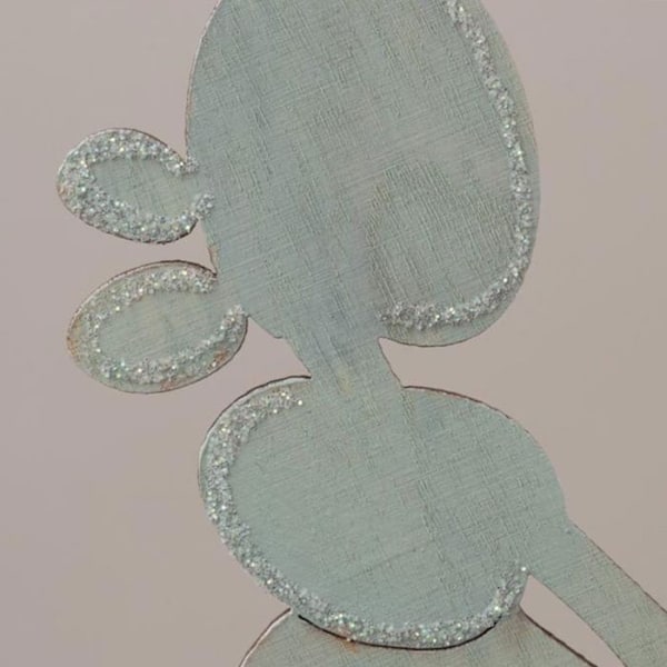 Eukalyptusstængel af træ 42 cm Beige