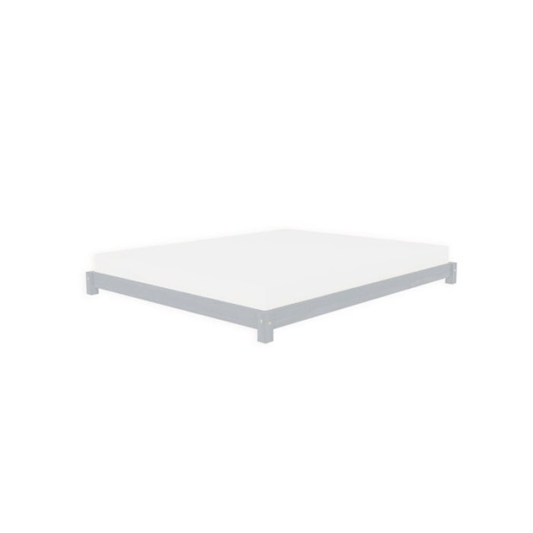 Dobbelt seng TATAMI 180 x 200 grå Grå