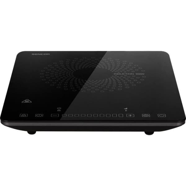 Induktionskogeplade - SENCOR - SCP 3701BK - 2000 W - 1 zone - Sort Svart