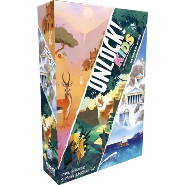 Lås op! Kids Stories Myths|Asmodee - Escape Game - 3 historier hver 2 eventyr - Fra 6 år Flerfärgad