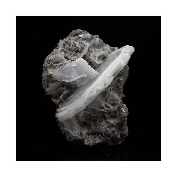 Sten og mineraler. Baryt. 219,5 øre. La Mure, Isère, Frankrig..