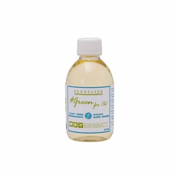 Grön för Oljeförtunning för oljefärg 250 ml Transparent