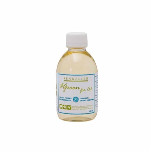 Grøn til Oliefortynder til oliemaling 250 ml Transparent