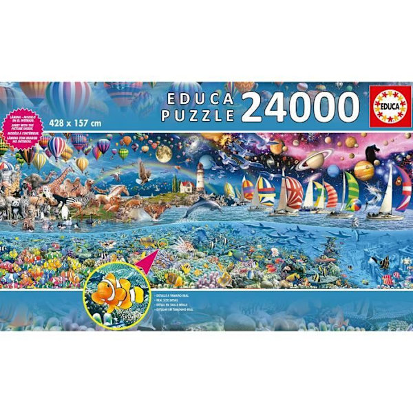 Puzzle Life 24000 Pieces - EDUCA - Maalaukset ja maalaukset - Monivärinen - Aikuisille Flerfärgad