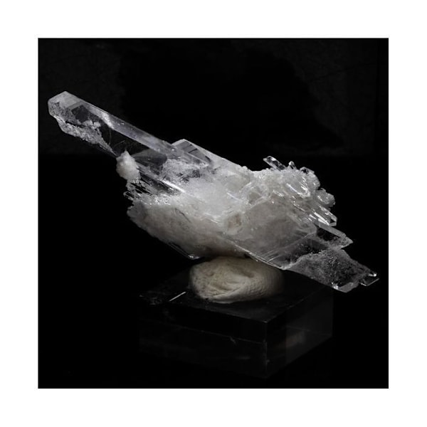 Sten og mineraler. Gips. 33,7 ct. Gipsbrud, Arignac, Frankrig. Sjælden.