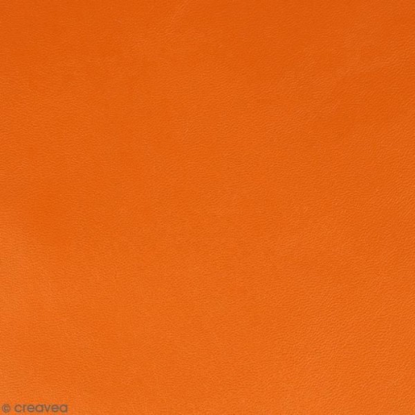 Japanskt läderlakan - Orange - 30 x 30 cm