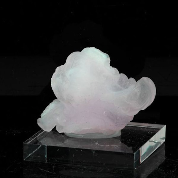 Sten og mineraler. Kalcedon. 66,5 ct. Saddle Mountain, Arizona, USA. Rosa