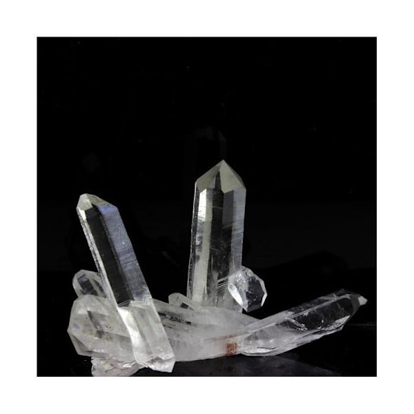Sten og mineraler. Dobbelt-termineret kvarts. 82,5 ct. La Gardette-minen, Bourg d'Oisans, Isère, Frankrig.