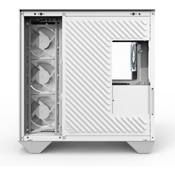 Chassi utan strömförsörjning - Kub - ATX-format - DARKFLASH DY470 - Vit