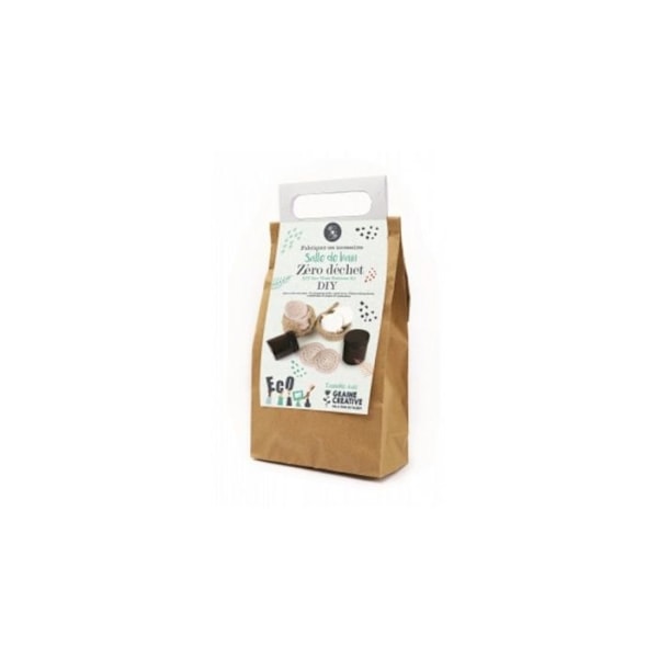 DIY kit för zero waste - badrum brun