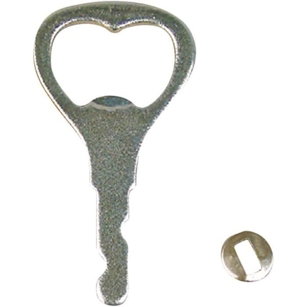 Pullotasku - Metalli - Ref 518011 - Vihreä - 1 kpl - Renkaan kanssa