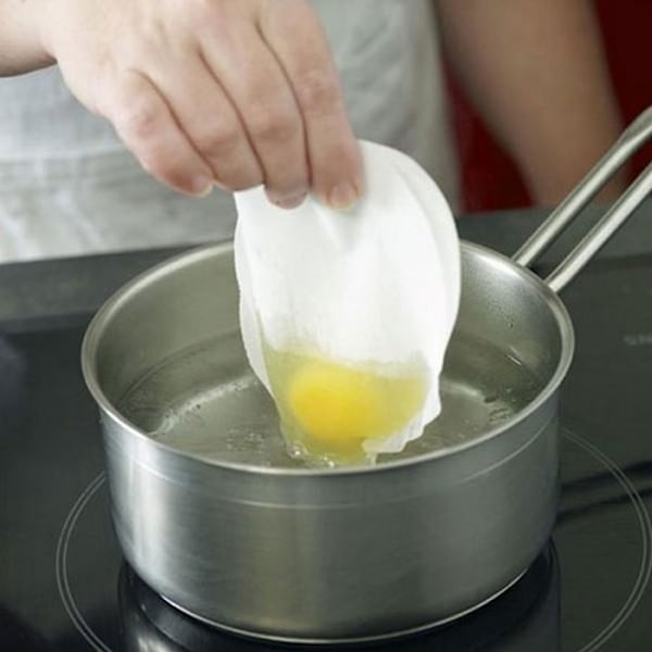 Sackar för att pochera ägg - Ej specificerat - 3 x 20 påsar - Transparent - Plast - Kökstillbehör Transparent