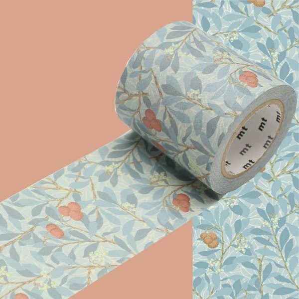 Maskitukku MT William Morris 5 cm arbousier - arbutus Grön