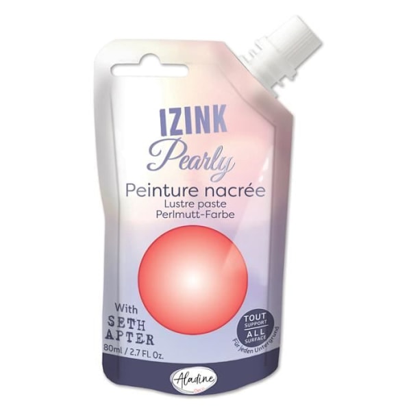 Izink Pearly Paint - Coral - 80ml