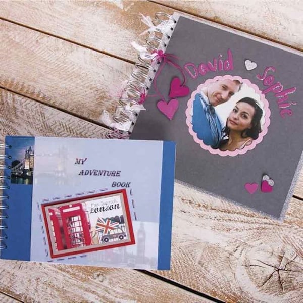 A6 spiralalbum - Rayher Hobby - Kraft - 21,5x15,5 cm - FSC Mix Credit - Mixed Transparent