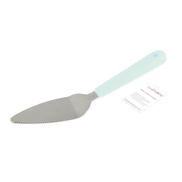 Serrated tærte-spade i rustfrit stål