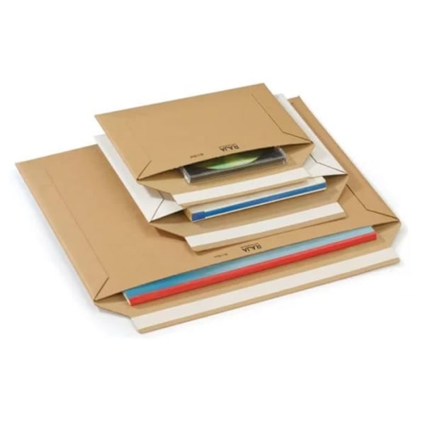 Papperådor - GENERISK - Rektangulär - 25 x 20 cm - Brun - Återvinningsbara och skyddande kastanj