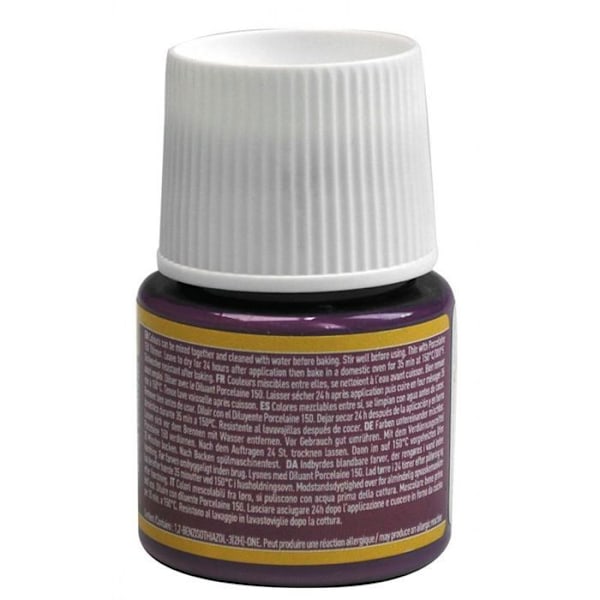 Posliinimaalit - Pébéo - 150 Kiiltävä Vaaleanpunainen N°08 - Pullo 45ml - Polttaminen 150°C - Kiiltävät värit Rosa
