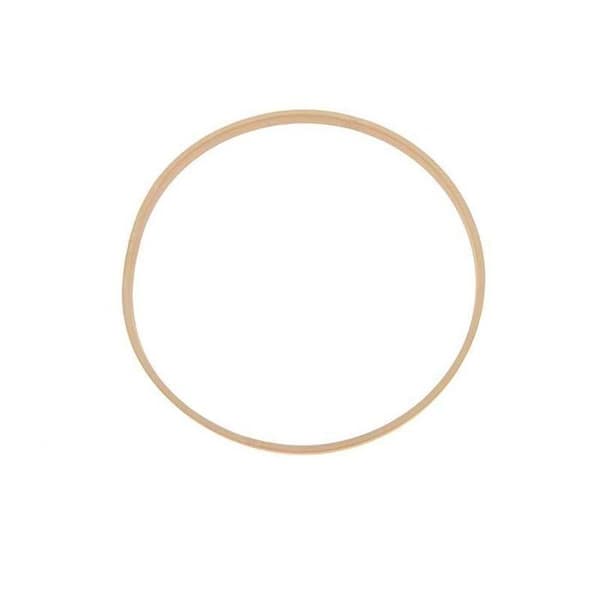 Flad bambusring Ø 20 cm brun