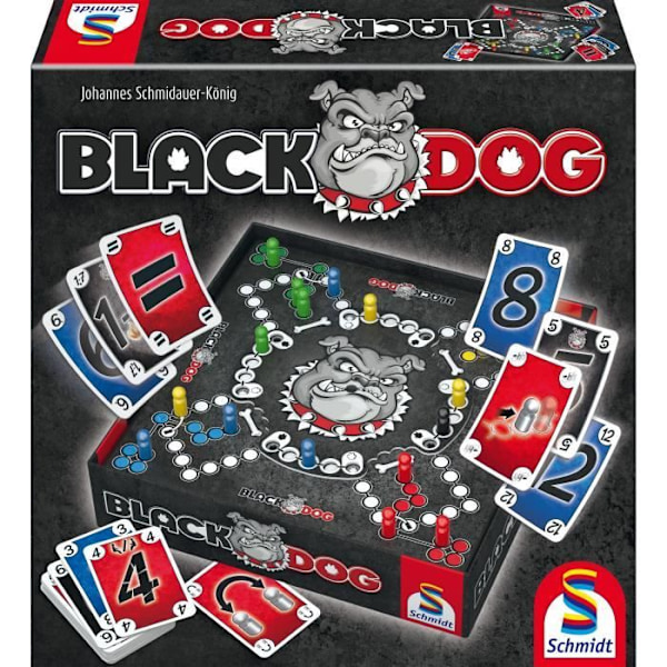 Black DOG® - Brætspil - SCHMIDT SPIELE - Mød den mystiske Black DOG® i dette fængslende strategispil! Flerfärgad