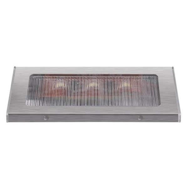 Vandtæt udendørs solcellespotlight - LUMISKY - 3 hvide LED'er - 2 lystilstande Vit och svart