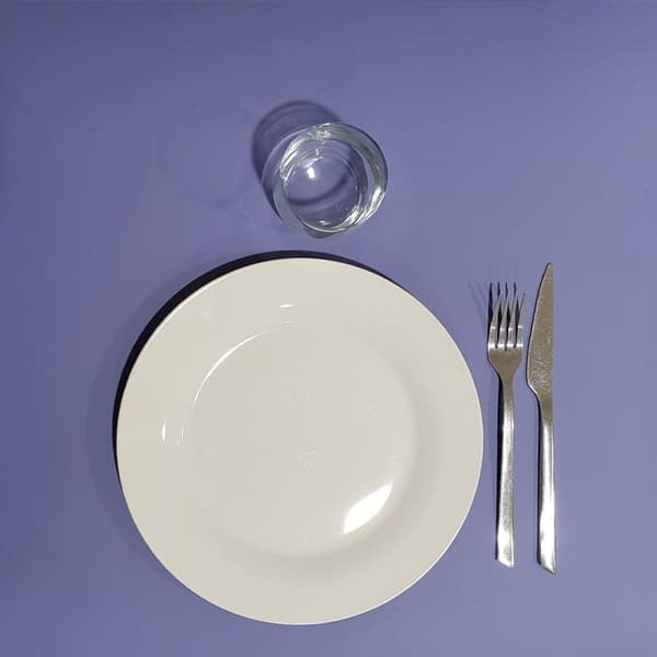 Ståbord 60 x 60 cm - Bazila blå notmodell Blå