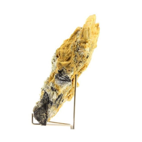 Stenar och mineraler. Siderit + Kvarts + Pyrit. 1211,20 cent. Saint-Pierre-de-Mésage, Frankrike.