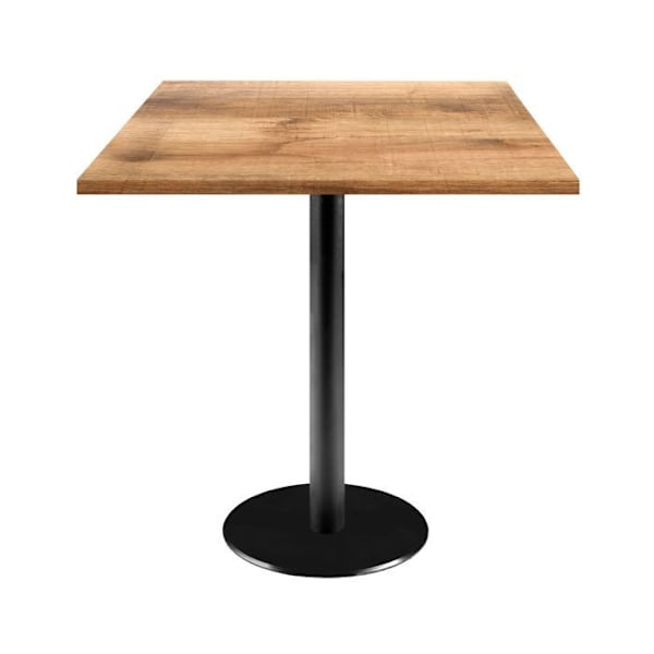 Bord 70 x 70 cm - Rom model lyst tannintræ kastanj