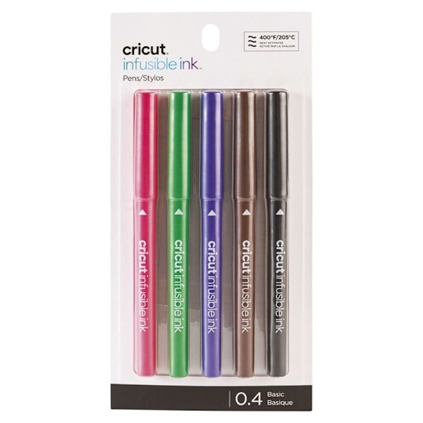 Kynät - CRICUT - Basic kärki 0,4 mm - Monivärinen - 5 kpl - Infusible Ink Flerfärgad